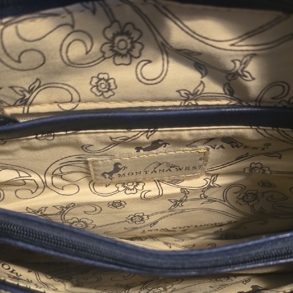 American Flag Denim Shoulder Bag - Picture 6 of 12